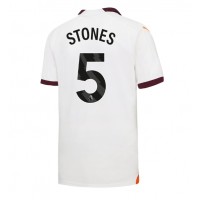 Pánský Fotbalový dres Manchester City John Stones #5 2023-24 Venkovní Krátký Rukáv